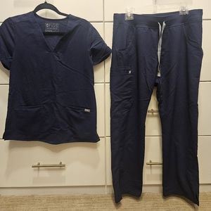 Womens FIGS Scrubs Top S Bottom M Regular fit.